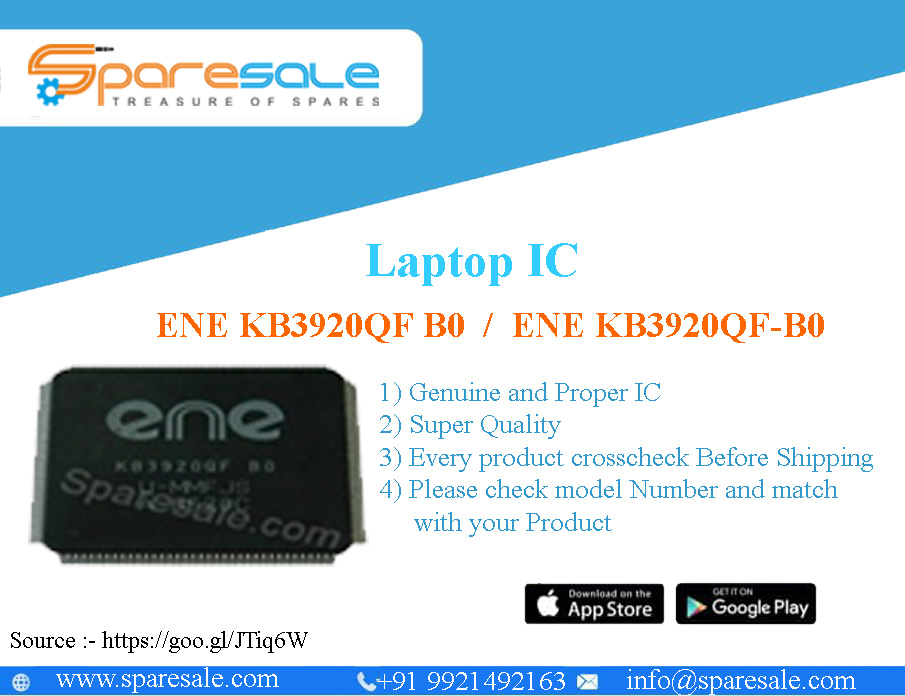 laptop IC - ENE KB3920QF B0 and ENE KB3920QF-B0 copy